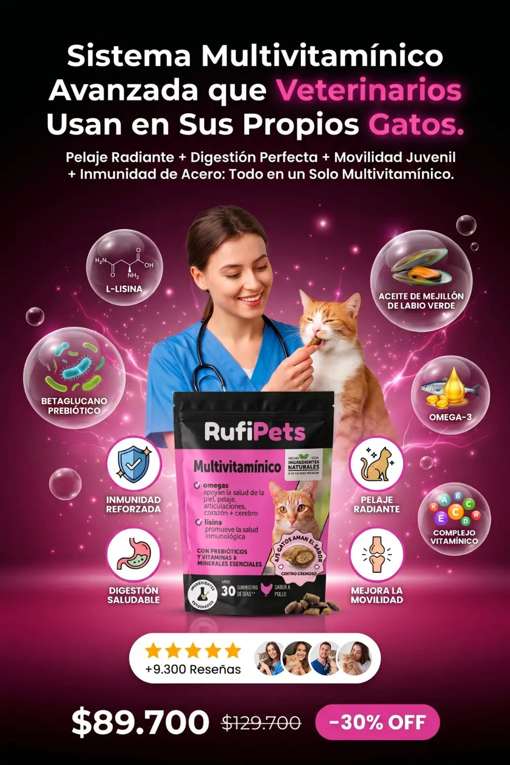 MULTIVITAMÍNICO PARA GATOS